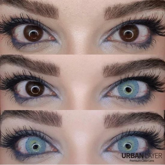 Gogh Light Blue Colored Contact Lenses (1 pair)