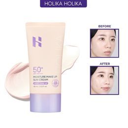 Holika Holika Tónovací opalovací krém Moisture Make Up Sun Cream Dewy Tone Up SPF 50+ PA++++ (60 ml)