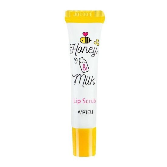 A'PIEU Peeling na rty Honey & Milk Lip Scrub (8 ml)