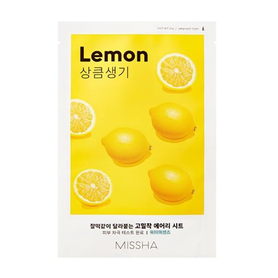 Missha Pleťová maska - Airy Fit Sheet Mask - Lemon