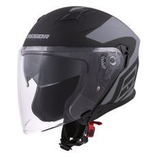 JET HELMET CASSIDA JET TECH CORSO BLACK MATT / GREY XS