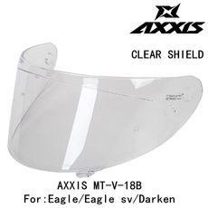 VISOR AXXIS MAX VISION V-18 C CLEAR FOR DRAKEN S HELMETS