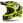 Motocross Helmet CASSIDA Cross Pro II Contra fluo yellow/ black/ grey/ white XL