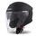 Jet helmet CASSIDA JET TECH black matt / grey logos S