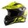 Motocross Helmet CASSIDA CROSS CUP JUNIOR yellow fluo / black / grey