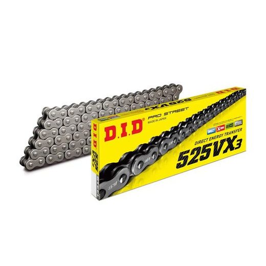 VX SERIES X-RING CHAIN D.I.D CHAIN 525VX3 108 ČLENOV