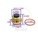 MAGNETIC OIL DRAIN PLUG JMP M18X1.50 WITH WASHER