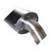 SLIP-ON EXHAUST GPR FURORE Y.186.FUNE MATTE BLACK INCLUDING REMOVABLE DB KILLER AND LINK PIPE