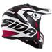 MOTOCROSS HELMET CASSIDA CROSS PRO II CONTRA WHITE/ RED/ BLACK XS