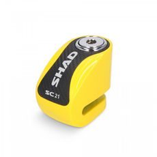 ZÁMEK NA KOTOUČ SHAD SC21 C0S2103 ŽLUTÁ PRŮMĚR ČEPU 6MM