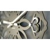 Flexistyle z21c - velké nástěnné kovové hodiny s průměrem 50 cm