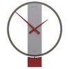 Hodiny CalleaDesign 11-011-65 Pendulum Kurt 54 cm rubín