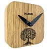 KUBRi 0032A - Miniaturní dubové hodiny se stromem života