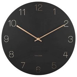 Designové nástěnné hodiny Karlsson KA5762BK 40cm