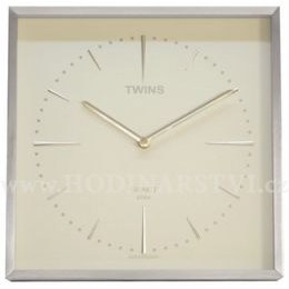 Hodiny Twins 2904 white 28cm