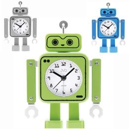 JVD SRP2305 - Dětský budík ROBOT s pohyblivýma rukama