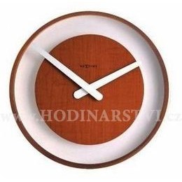 Hodiny NEXTIME 3046br 30cm Wood loop