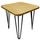 KUBRi 0503 - luxusní dubový konferneční stolek s kovovými nohami