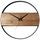 JVD NS22008.78 - Dřevěné hodiny s kovovou obručí