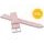 XXL Prodloužený růžový řemínek MINET z luxusní kůže Top Grain MSSXP18