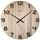 KUBRi 0125 - velké dubové hodiny české výroby o průměru 60 cm