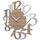 Hodiny CalleaDesign 10-020-85 Russel 45 cm dýha černý ořech