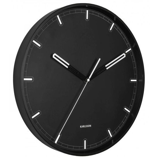 Designové nástěnné hodiny Karlsson KA5774BK 40cm