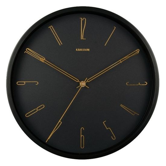 Designové nástěnné hodiny KA5898BK Karlsson 35cm