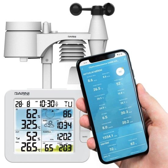 Chytrá meteorologická stanice GARNI 925T