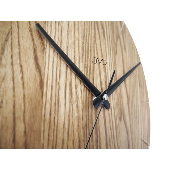 JVD NS22011.78 - Dřevěné hodiny s černými ručičkami