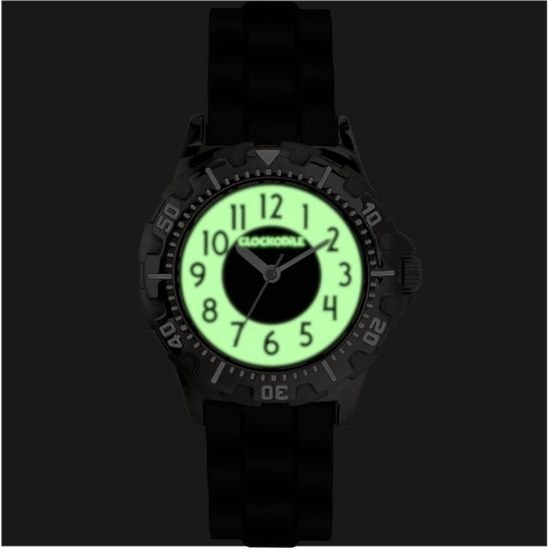 CLOCKODILE Svítící černé sportovní chlapecké dětské hodinky SPORT 4.0 CWB0084