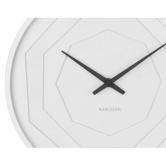 Designové nástěnné hodiny KA5850WH Karlsson 30cm