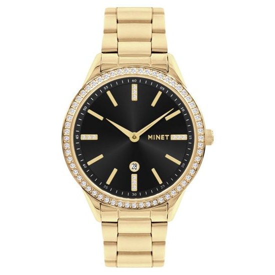 MINET Zlaté dámské hodinky AVENUE MWL5308