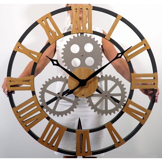 Flexistyle z229 - velké nástěnné hodiny s průměrem 80 cm