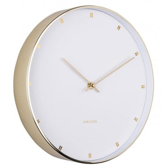 Designové nástěnné hodiny Karlsson KA5776WH 27cm