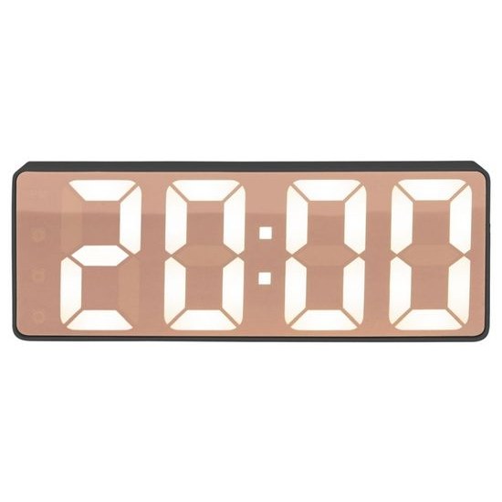 Designové LED hodiny - budík KA5877BK Karlsson 16cm