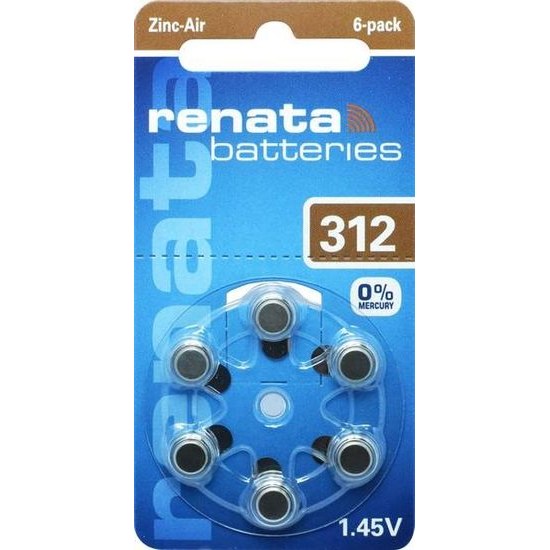 Baterie do naslouchadel Renata ZA312