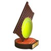 Grove Tennis Ball Real Wood Trophy