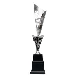 Conifer Silver & Black Double Base Trophy