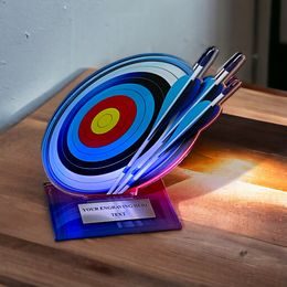 Cannes Printed Acrylic Archery Trophy