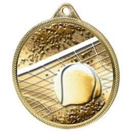 Tennis Classic Texture 3D Print Gold Medal