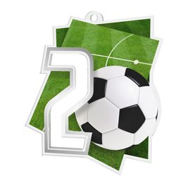Poznan Soccer Number 2 Medal