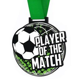 Giant Soccer Player of the Match Medal