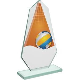 Levita Volleyball Color Glass Award
