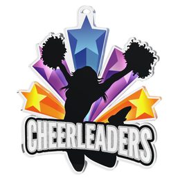 Cheerleaders Shooting Star Medal