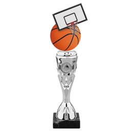 Silver Basketball Acrylic Top Trophy