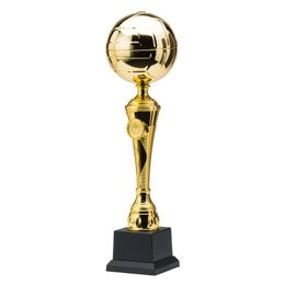 Metal Ball Gold Volleyball Trophy