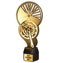 Frontier Classic Real Wood Cycling Trophy