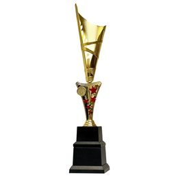 Conifer Gold & Red Double Base Trophy