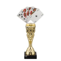 Playing Cards Acrylic Top Trophy